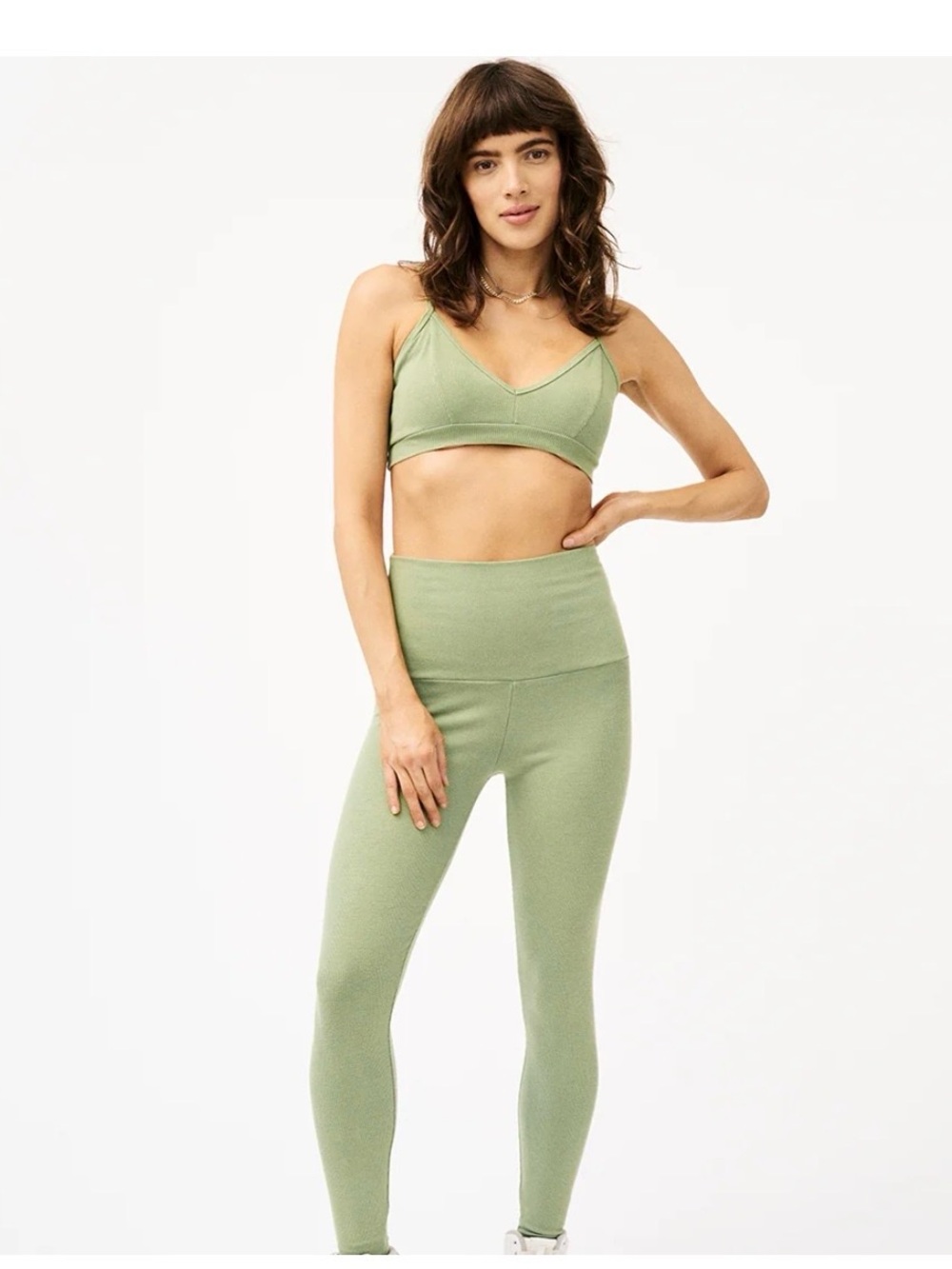 Groceries Ribbed Soft Legging In Carrot Tops Large
